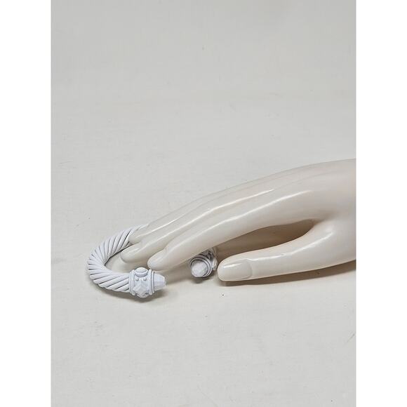DAVID YURMAN white Aluminum Renaissance Cable Cuff Bracelet - Picture 7 of 14
